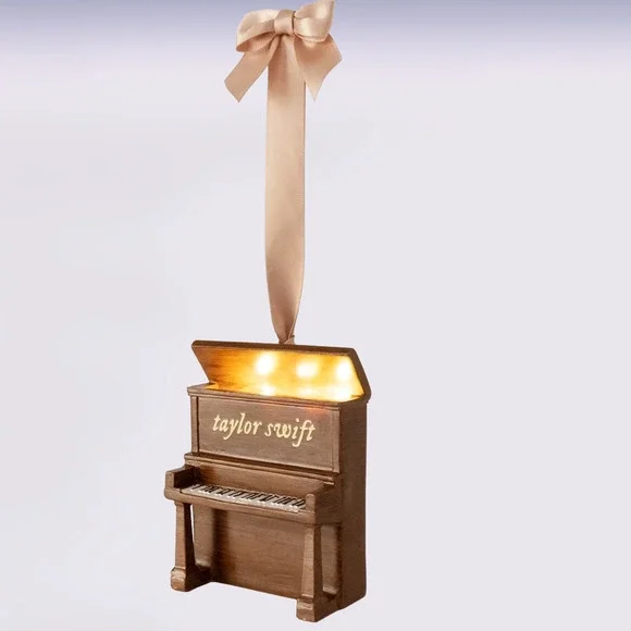 Taylor Swift Ornament Willow Piano Evermore Album Christmas Tree Holiday Present - Picture 1 of 12